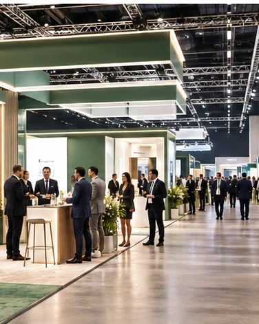 Illustrative event setting for brand experiences